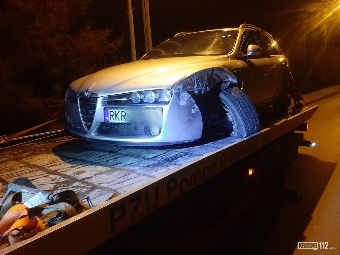 ? Kierowca Alfa Romeo miał około 4 promile alkoholu. Wjechał w Infiniti