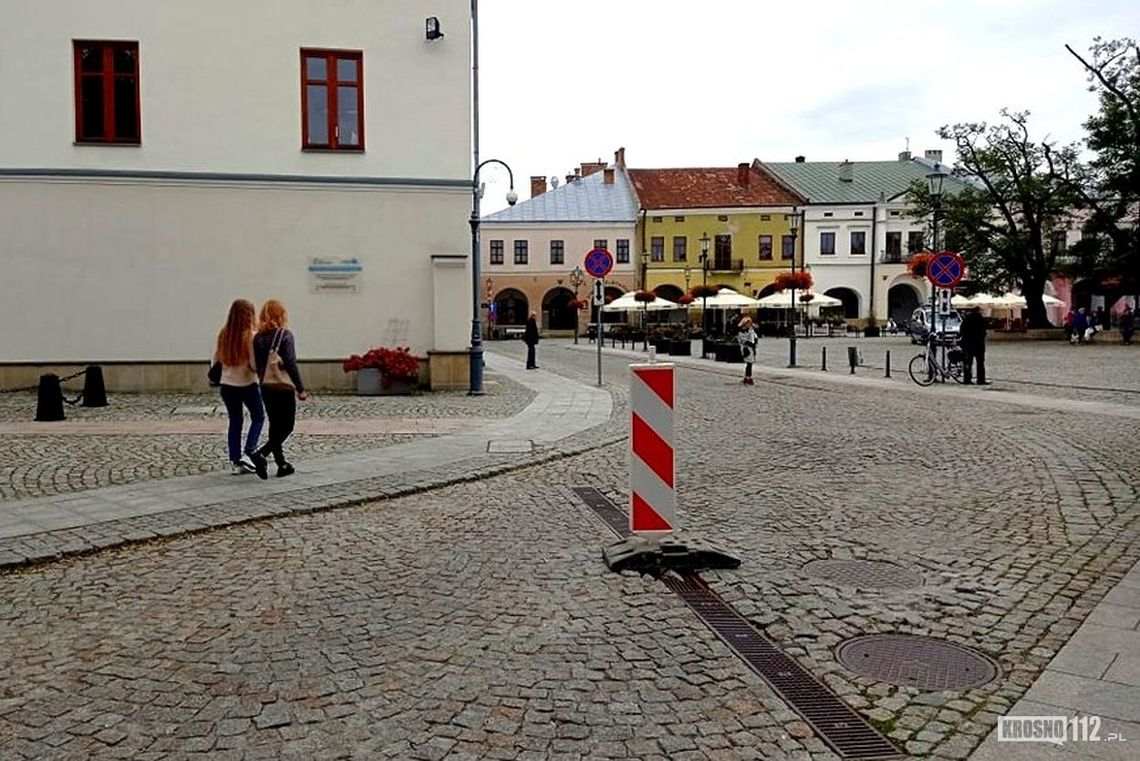 Kierowcy nie przejadą wschodnią pierzeją rynku