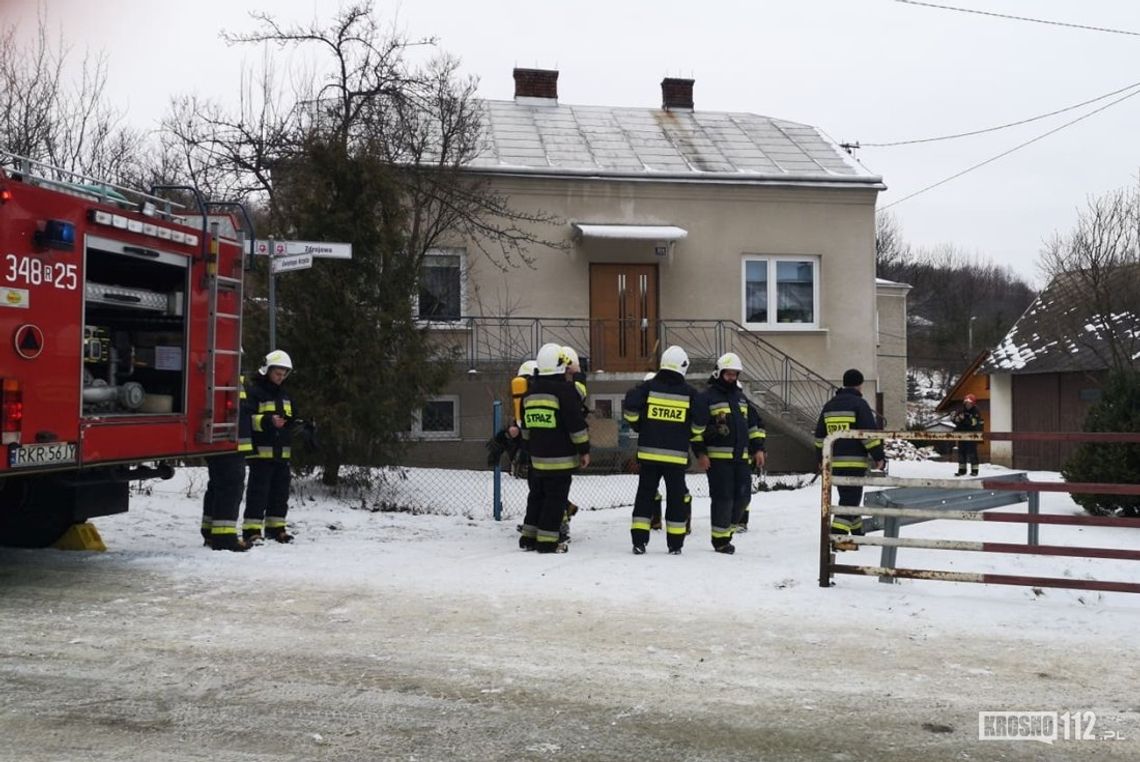 KLIMKÓWKA: Pożar w jednym z domów