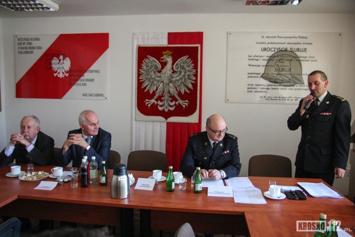 KM PSP Krosno: Narada roczna z udziałem najważniejszych samorządowców