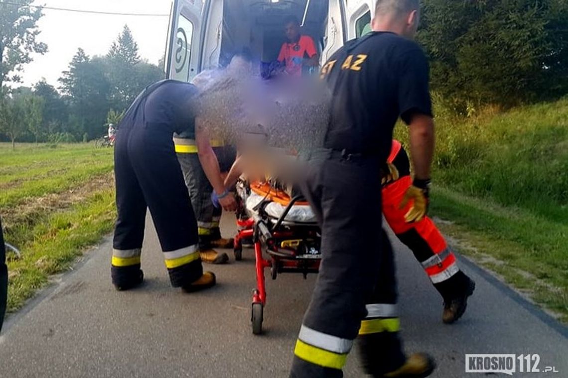 Kobieta została ranna w wypadku quada
