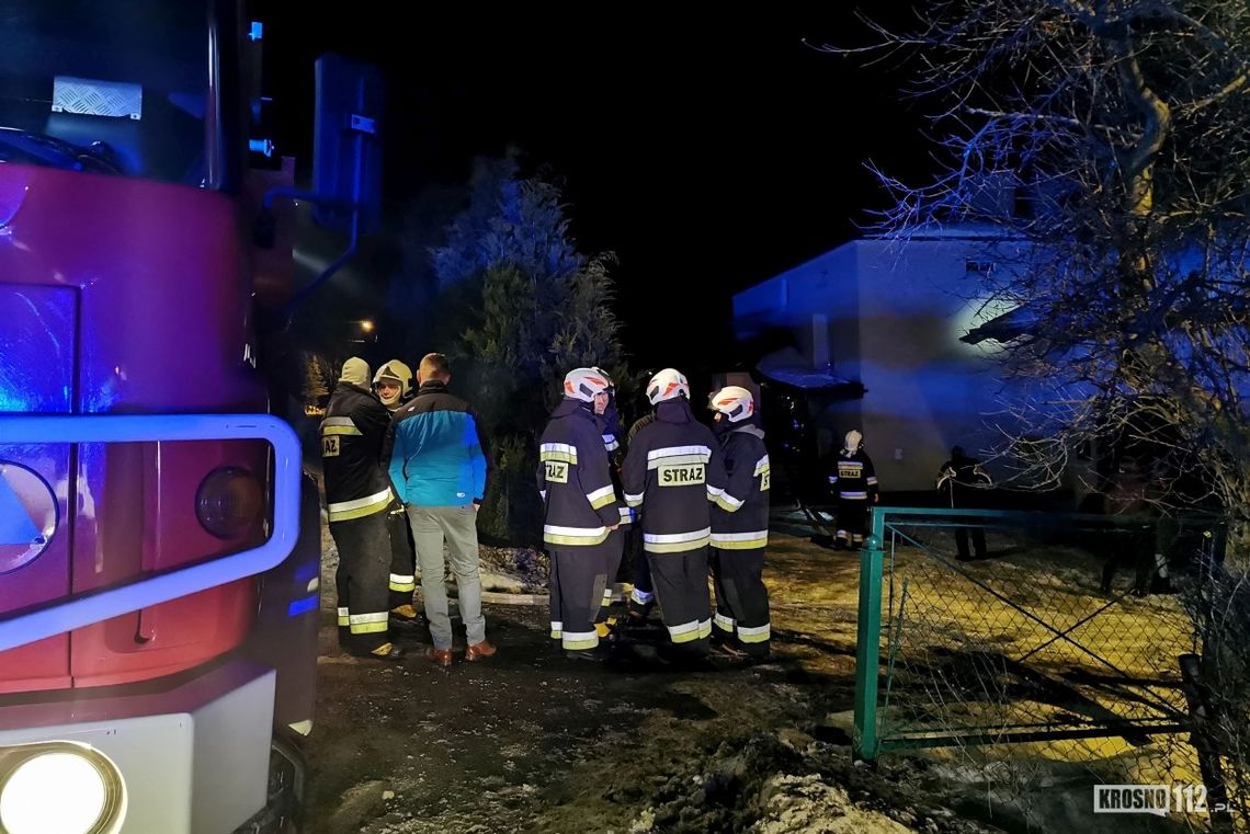 Kolejna sprawna akcja strażaków. Pożar w jednym z domów w Lubatowej