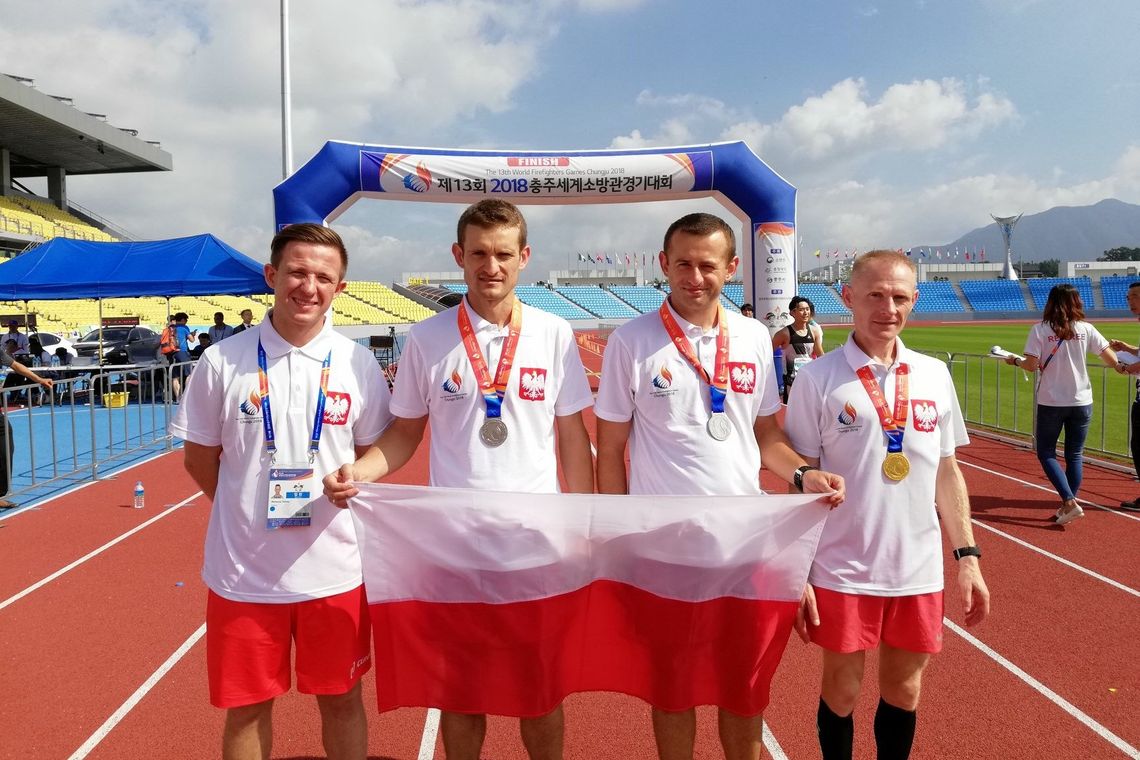 Kolejne medale dla polskich strażaków w Korei Południowej!