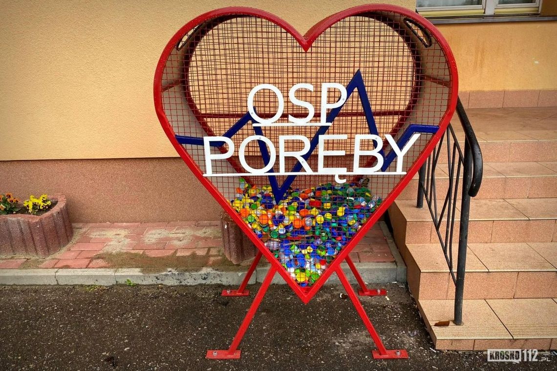Kolejne "serca" na nakrętki od OSP. Tym razem w Chlebnej i Porębach