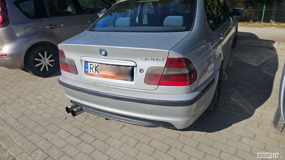 Kolejne za głośne BMW zatrzymane w Krośnie. 19-latek ukarany mandatem