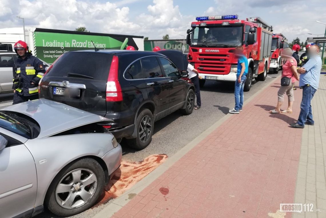 Kolejne zdarzenie na krośnieńskich drogach. Najechanie na tył