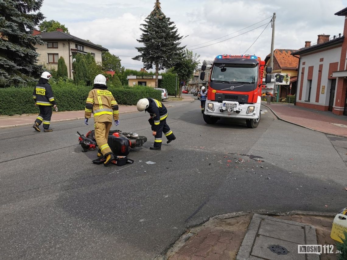 Kolejne zdarzenie z udziałem jednośladu. Tym razem w Jedliczu