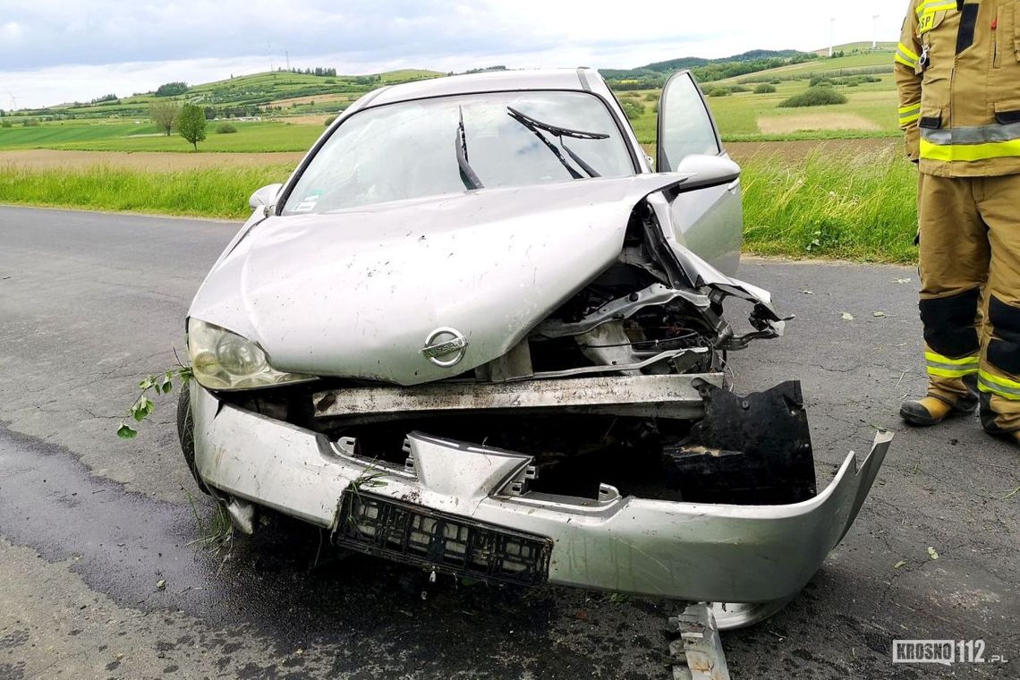? Kolejni użytkownicy dróg wpływem alkoholu. Jeden z nich spowodował kolizję w Rymanowie