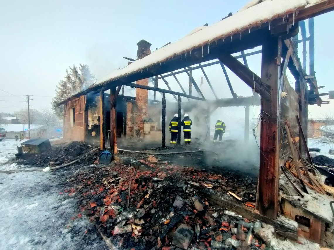 Kolejny tragiczny pożar domu. Nie żyje mężczyzna