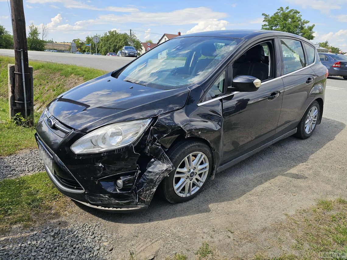 Kolizja na DK19 w Rogach Kolizja na DK19 w Rogach