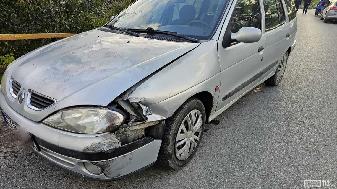 Kolizja na Zdrojowej w Klimkówce