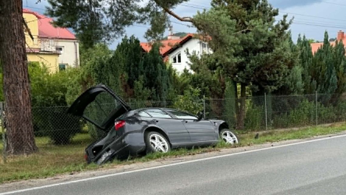 Kolizja samochodów na Krośnieńskiej w Korczynie Kolizja samochodów na Krośnieńskiej w Korczynie