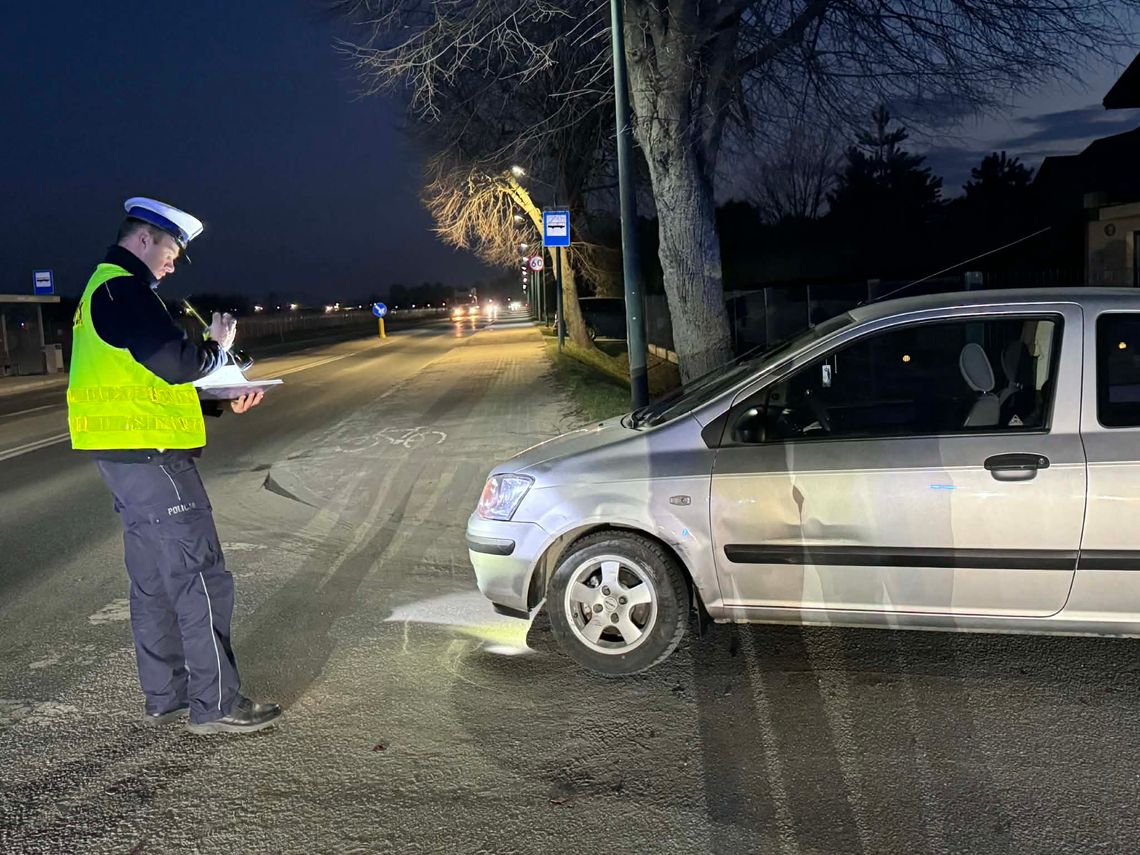 Kolizja trzech samochodów na Zręcińskiej