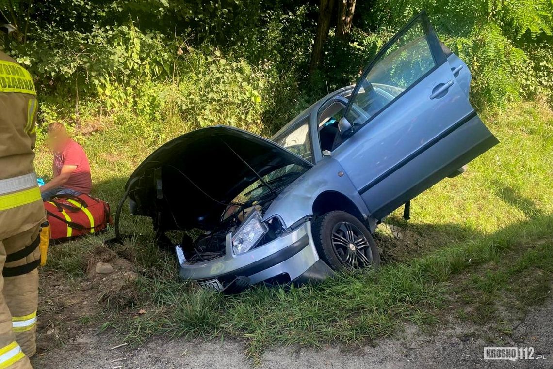 ? Kombornia/DK19. Volkswagenem uderzył w przepust