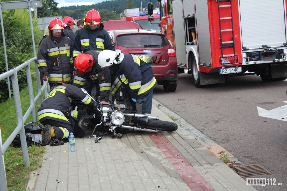 KOMBORNIA: Zderzenie Subaru i Kawasaki