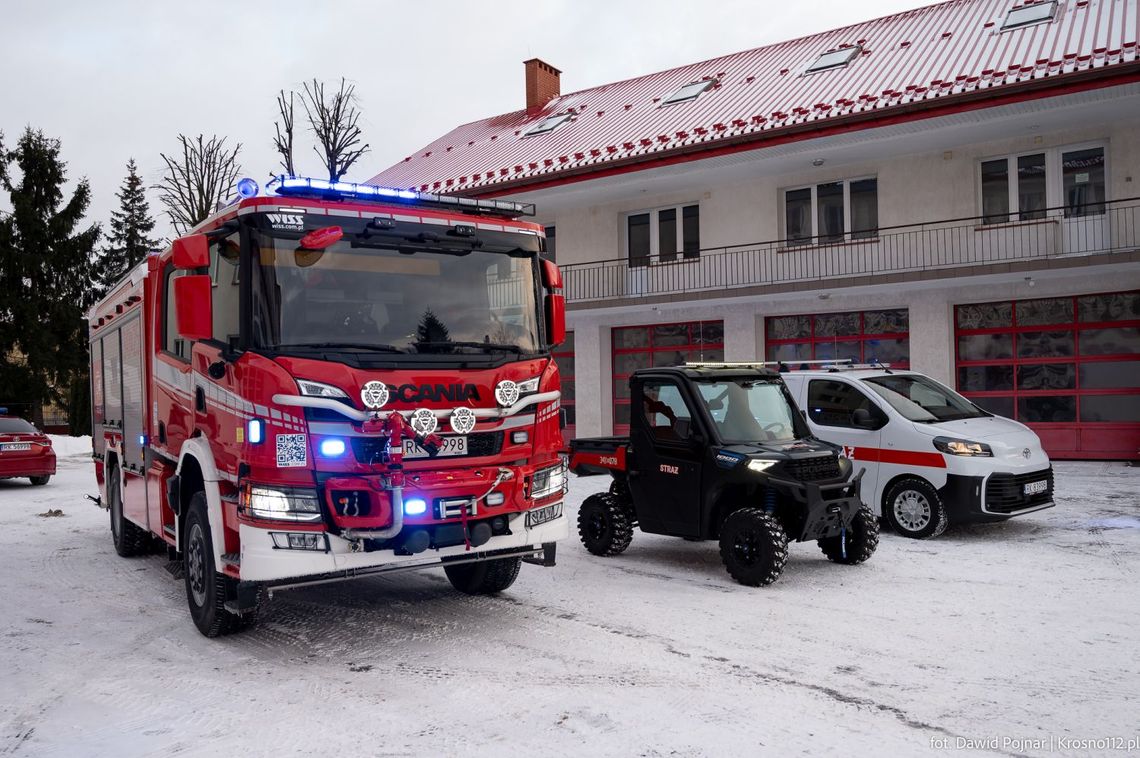 Komenda Miejska PSP w Krośnie znacząco doposażona w 2025 roku