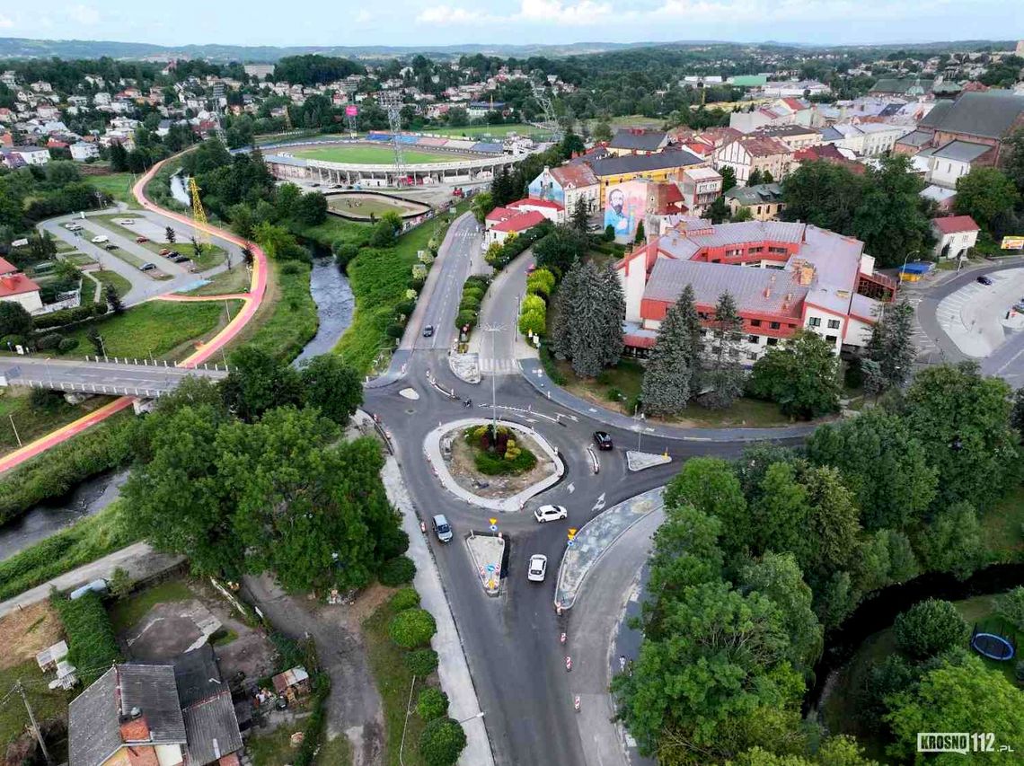 Kończy się remont ronda przy poczcie, jednak wcześniej musi zostać zamknięte