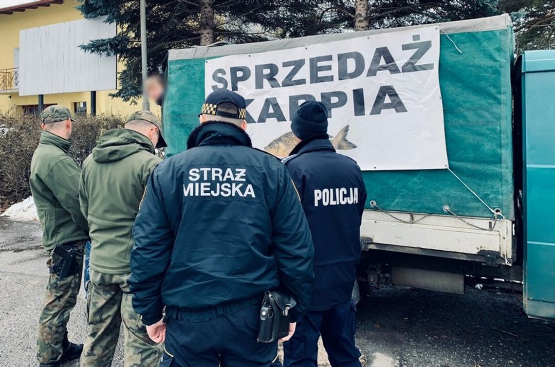 Kontrolowali punkty sprzedaży karpi