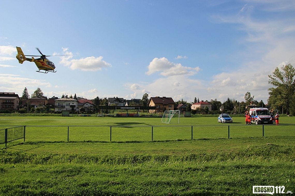 KOPYTOWA: Wybuch benzyny. Śmigłowiec LPR w akcji