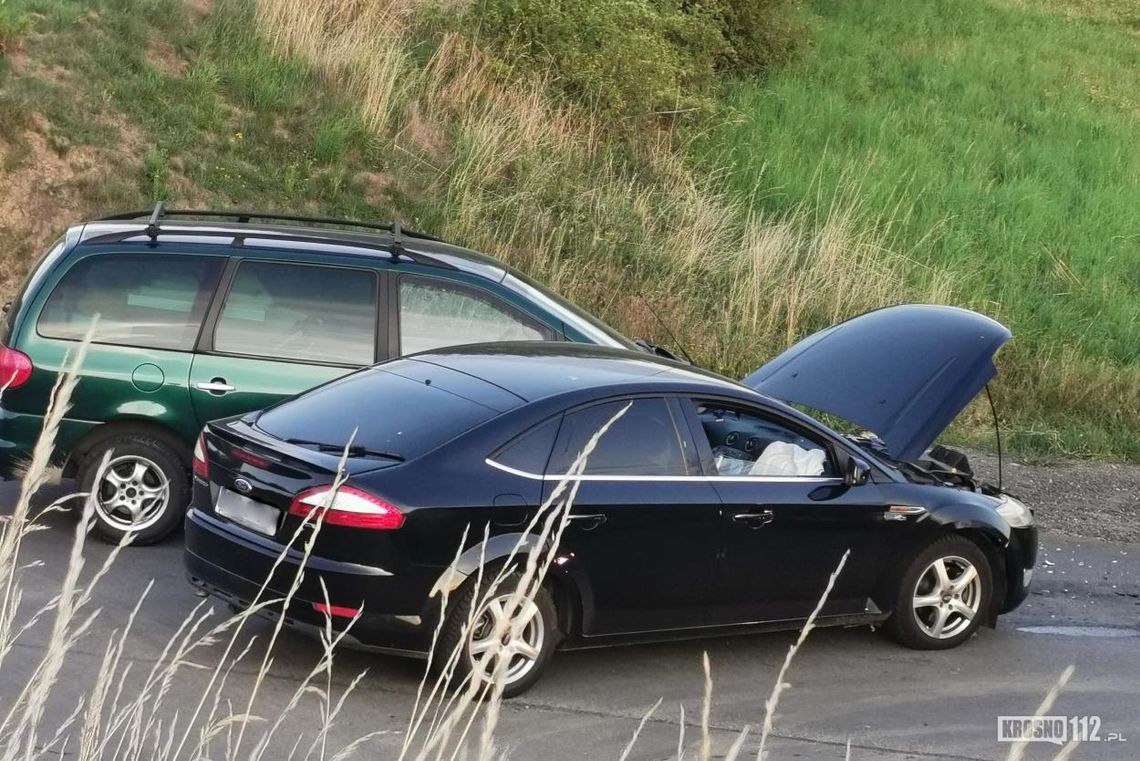 Korczyna/Odrzykoń. Zderzenie seata z fordem