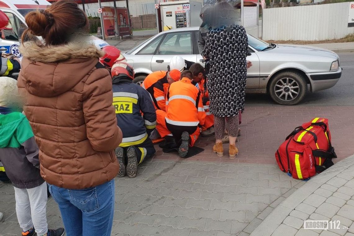 KORCZYNA: Potrącenie rowerzysty obok Orlenu