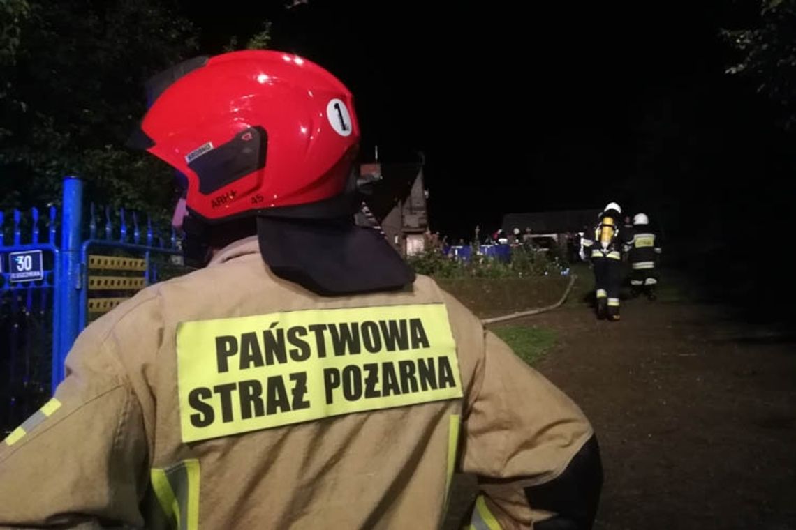 KORCZYNA: Pożar budynku na ulicy Leszczyńskiej