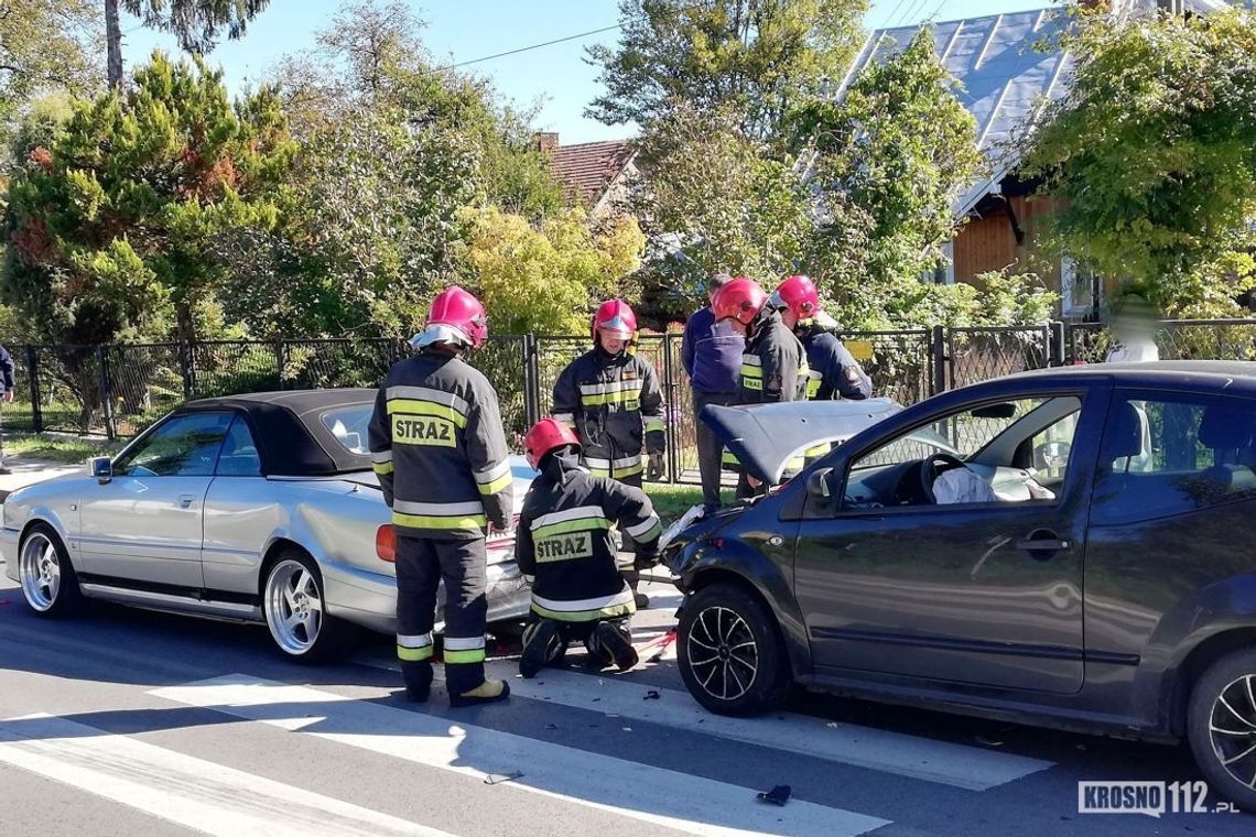 KORCZYNA: Zderzenie Audi z Citroenem