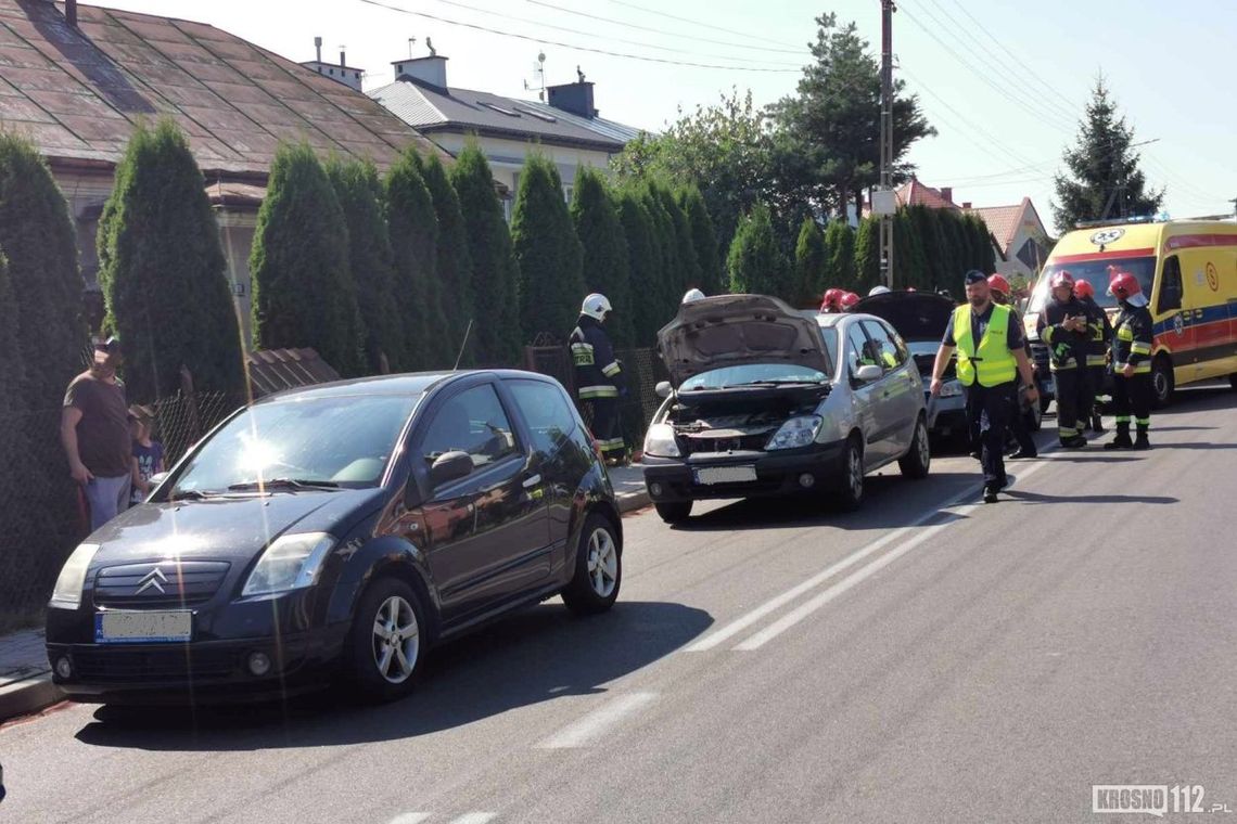 Korczyna. Zderzenie trzech pojazdów, poszkodowane dzieci [AKTUALIZACJA]