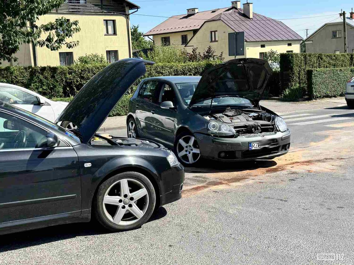 Korczyna. Zderzenie Volkswagena z Audi [AKTUALIZACJA]