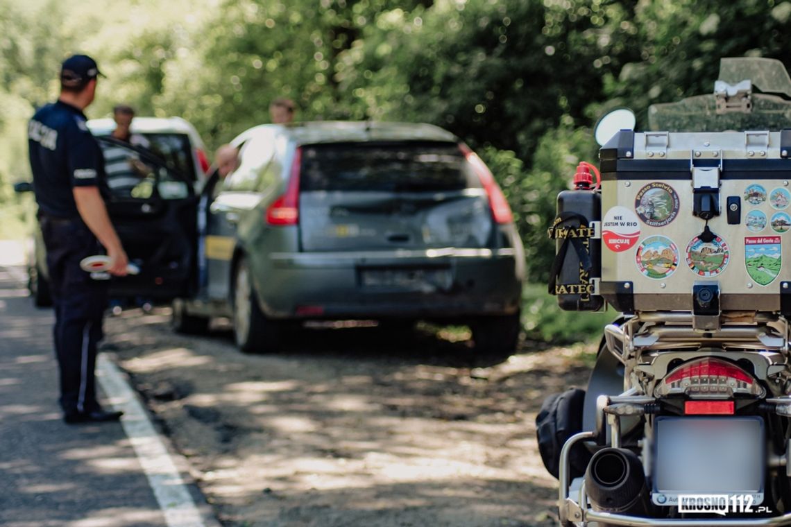 KRASNA: 29-letni motocyklista ranny w zderzeniu z Citroenem