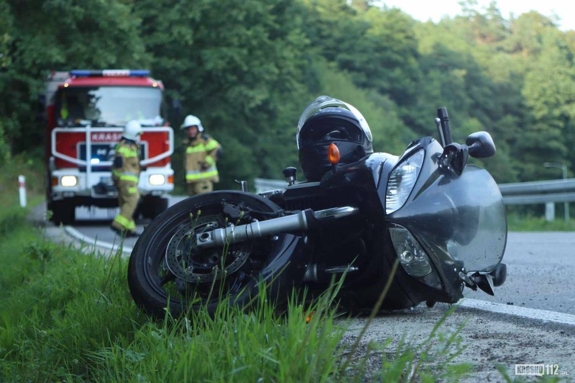 Krasna. Motocyklista ranny, kierowca samochodu uciekł [AKTUALIZACJA]