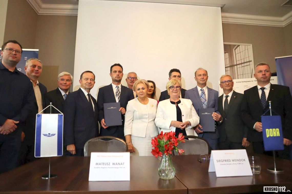 Krok milowy dla Krosna i regionu. Rusza remont linii kolejowej i obniżenie torów