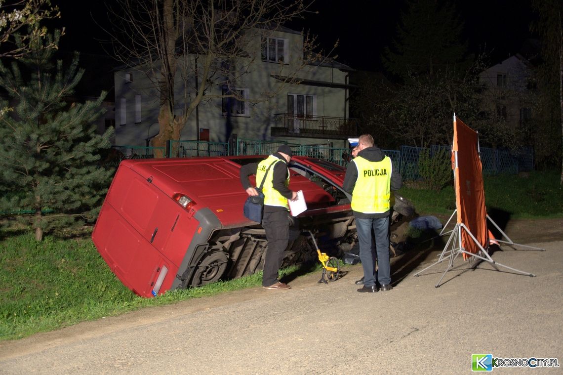 Królik Polski: Kobieta zginęła w wypadku busa