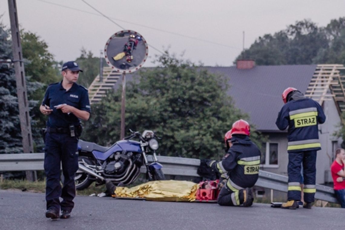 KROŚCIENKO WYŻNE: Motocyklista ranny po zderzeniu z Toyotą