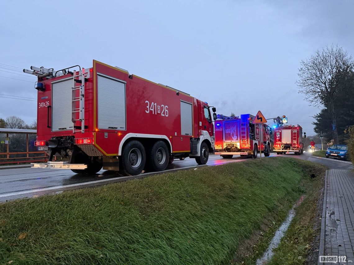 Krościenko Wyżne. Pożar skrzynki elektrycznej w jednym z budynków
