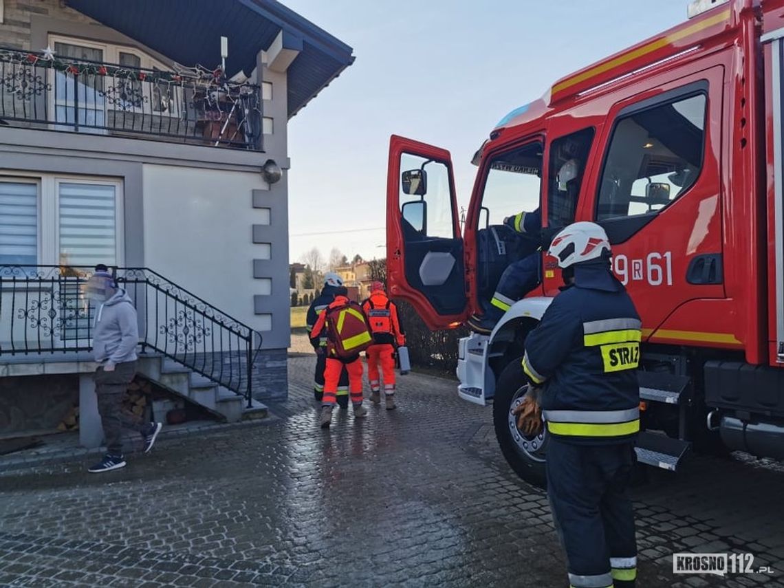 Krościenko Wyżne: Pożar w piwnicy