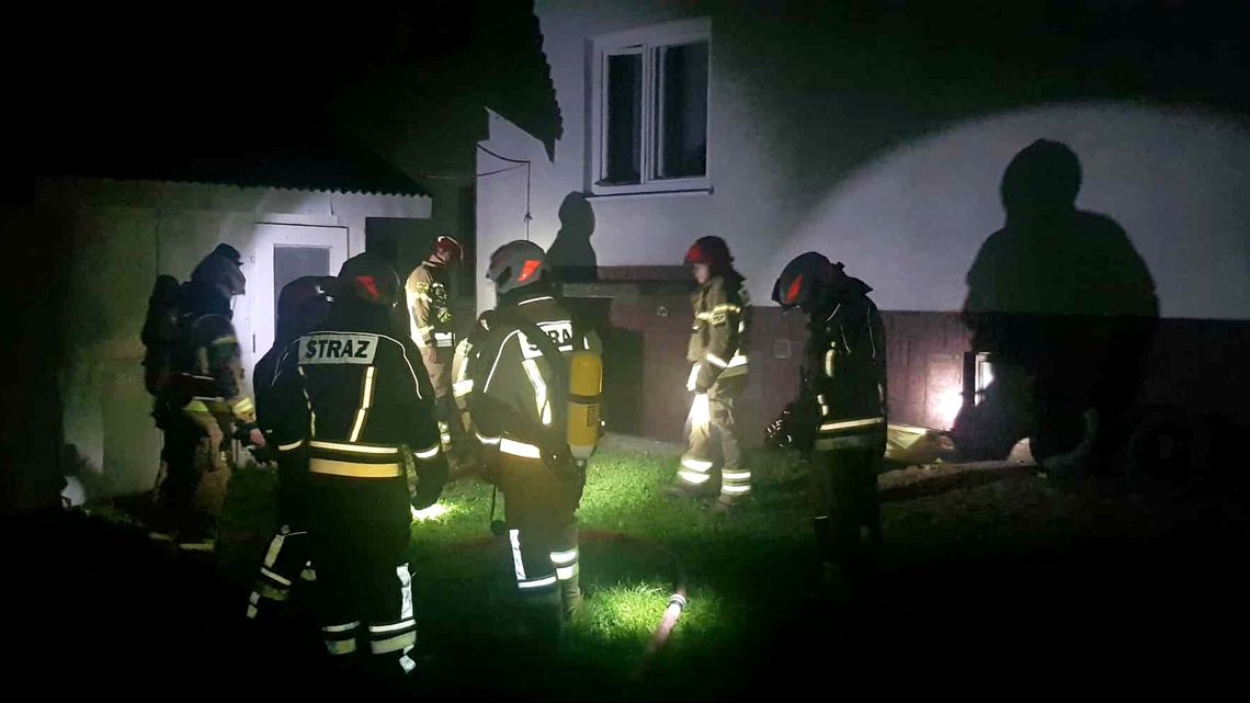 Krościenko Wyżne. Pożar w piwnicy budynku przy Brzozowskiej