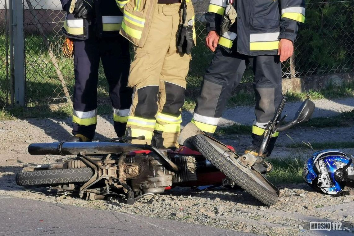 ? Krościenko Wyżne. Wypadek z udziałem motocyklisty na Północnej [AKTUALIZACJA 2]