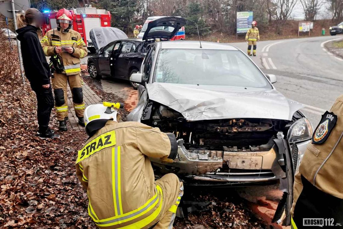 Krościenko Wyżne. Zderzenie samochodów na skrzyżowaniu Marynkowskiej i Północnej