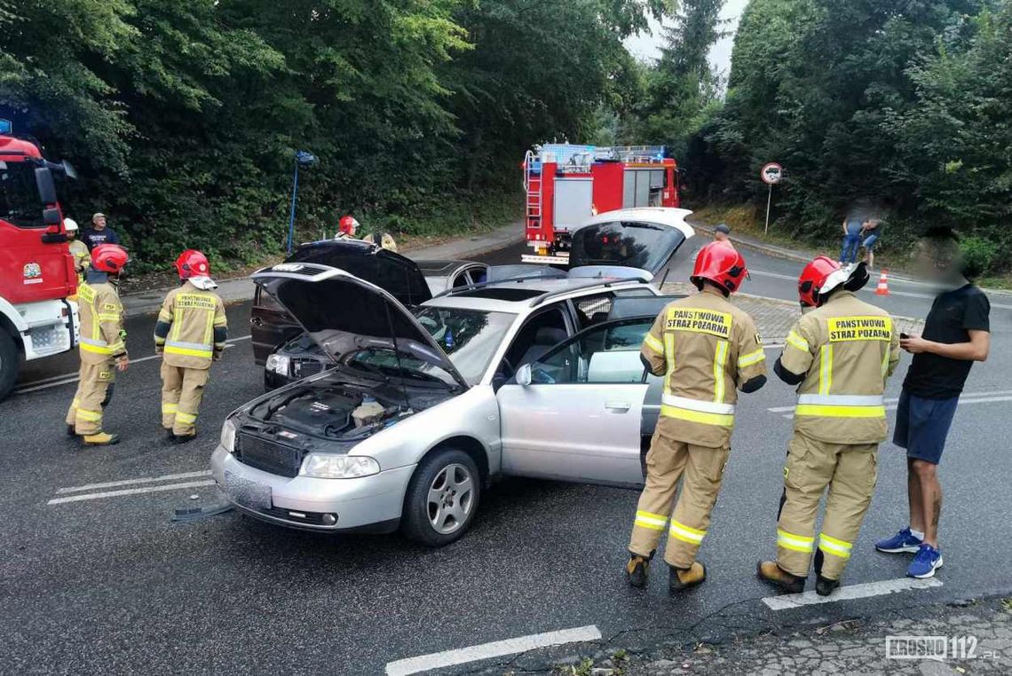 Krościenko Wyżne. Zderzenie samochodów na skrzyżowaniu Marynkowskiej z Północną