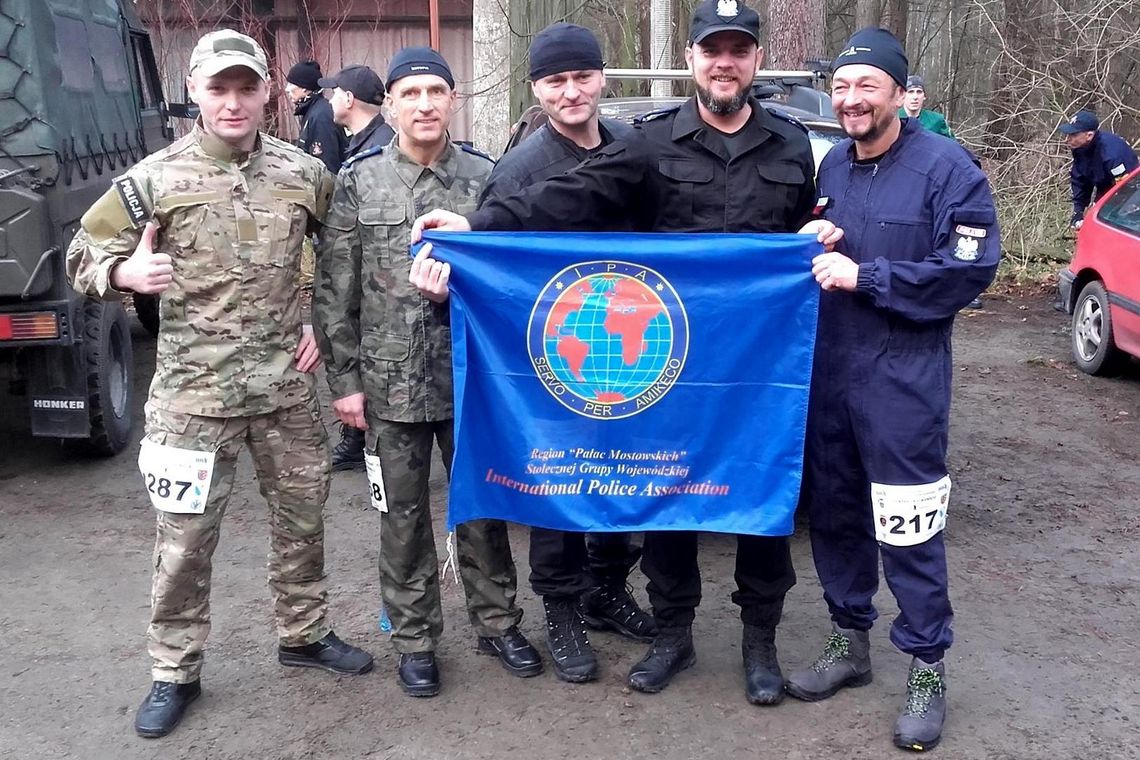 Krośnieńscy policjanci pobiegli w Maratonie Komandosa