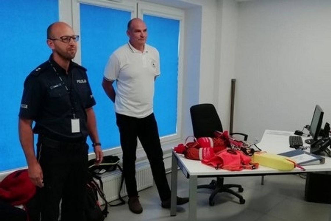 Krośnieńscy policjanci przeszkoleni w zakresie ratownictwa wodnego