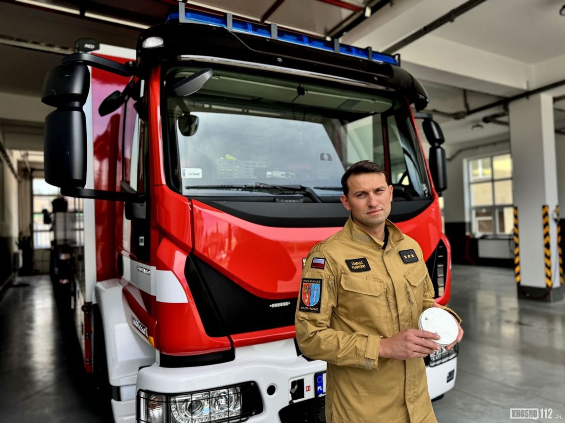 Krośnieńscy strażacy apelują: zamontuj czujkę dymu!