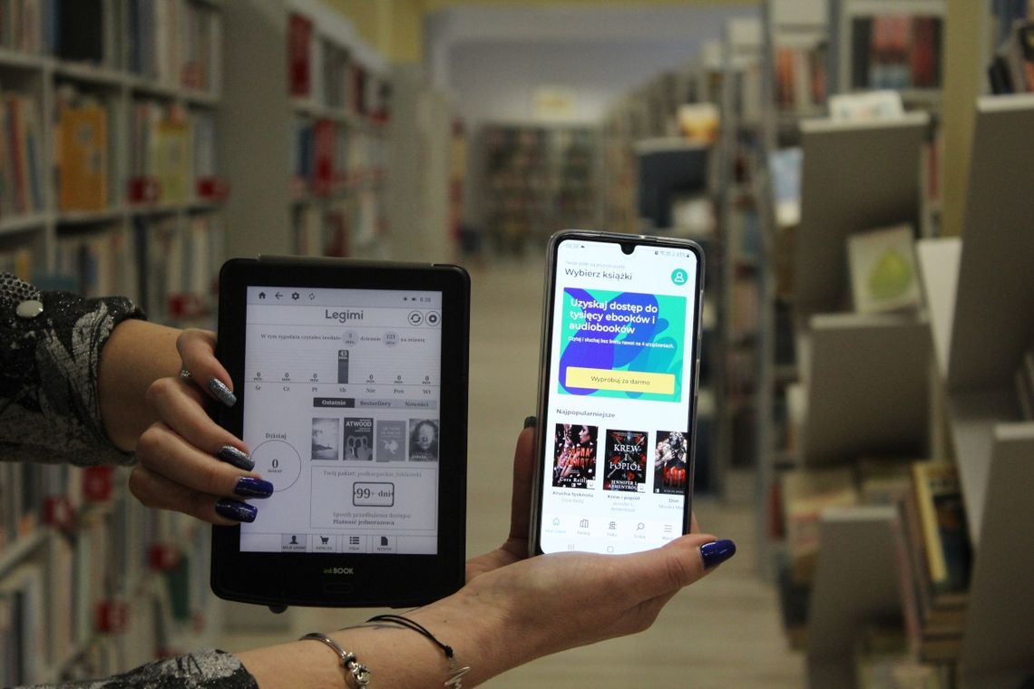 Krośnieńska biblioteka rozdaje kody z dostępem do e-booków i audiobooków