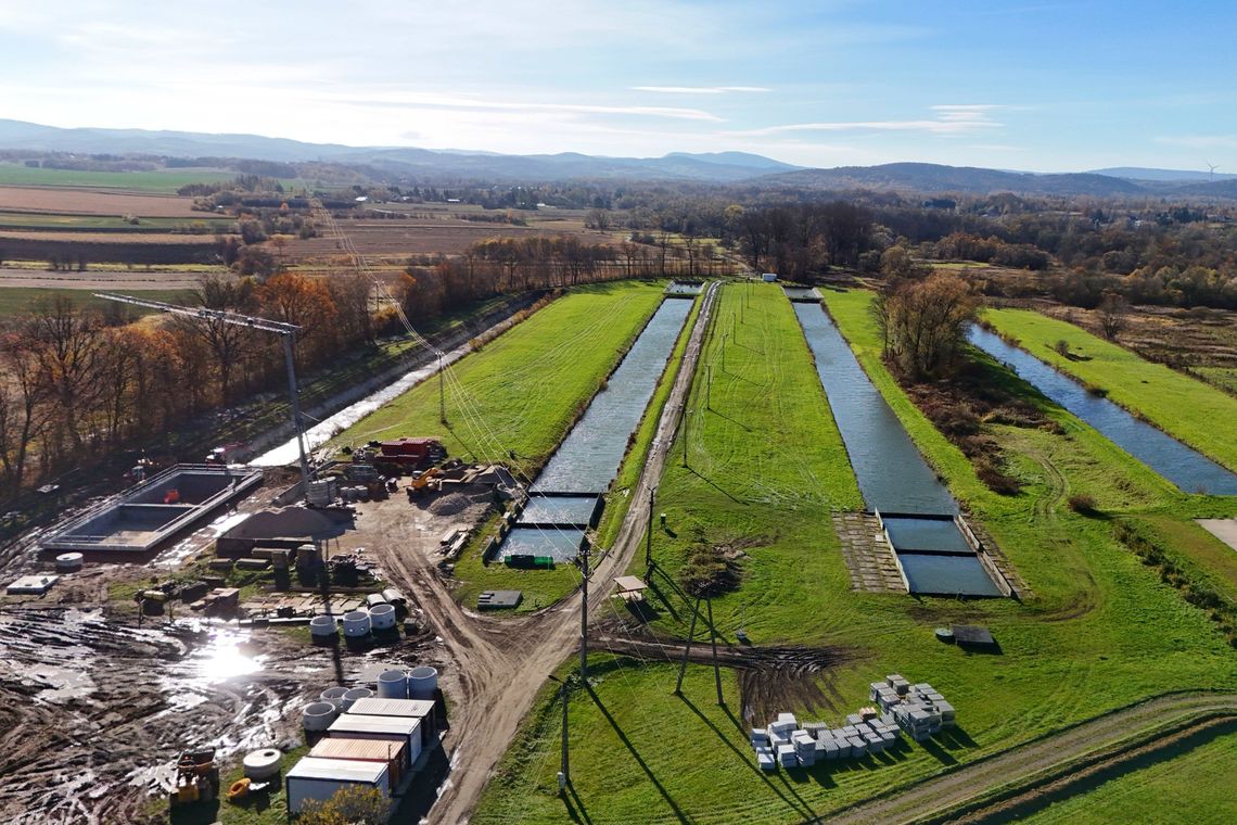 Krośnieński Holding Komunalny modernizuje ZUW „Jasiołka” w Szczepańcowej