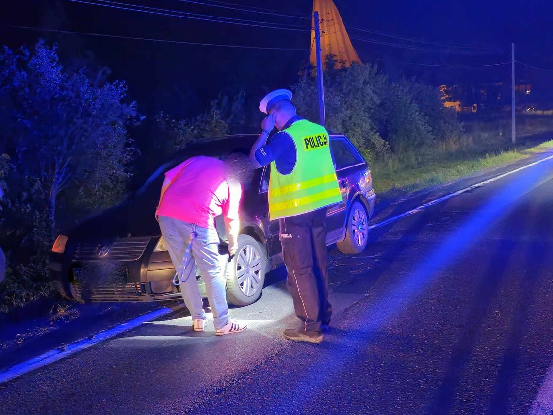 Krośnieński policjant po służbie pomógł ofierze wypadku w Potoku