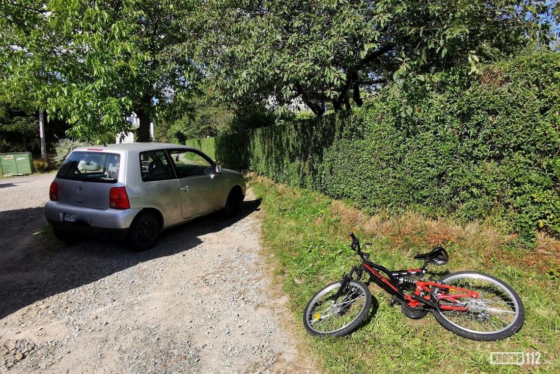 ? Krosno. 13-letni rowerzysta wjechał pod nadjeżdżający samochód