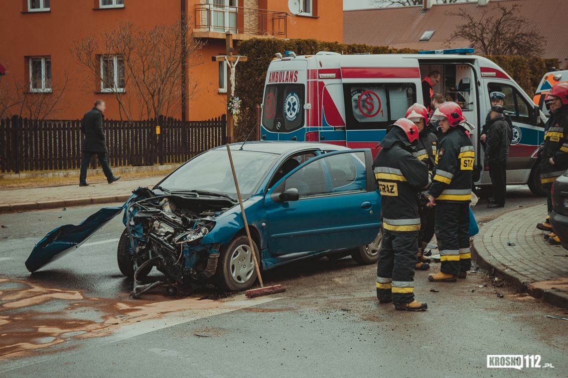 KROSNO: 43-latka doprowadziła do zderzenia z Audi