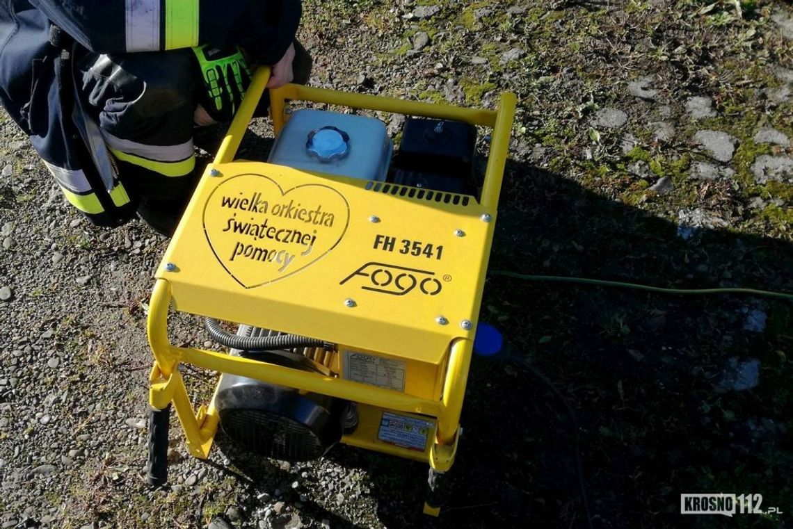 KROSNO: Bez prądu nie działał respirator. Strażacy ruszyli z pomocą