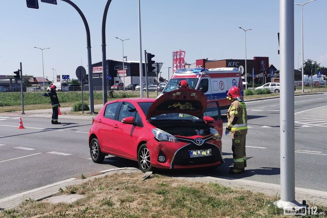 ? Krosno/DK28: Kolizja toyoty i opla